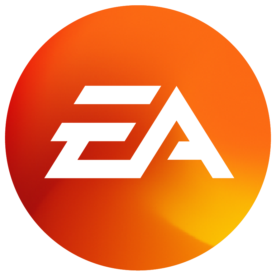 Electronic Arts symbol logo in orange